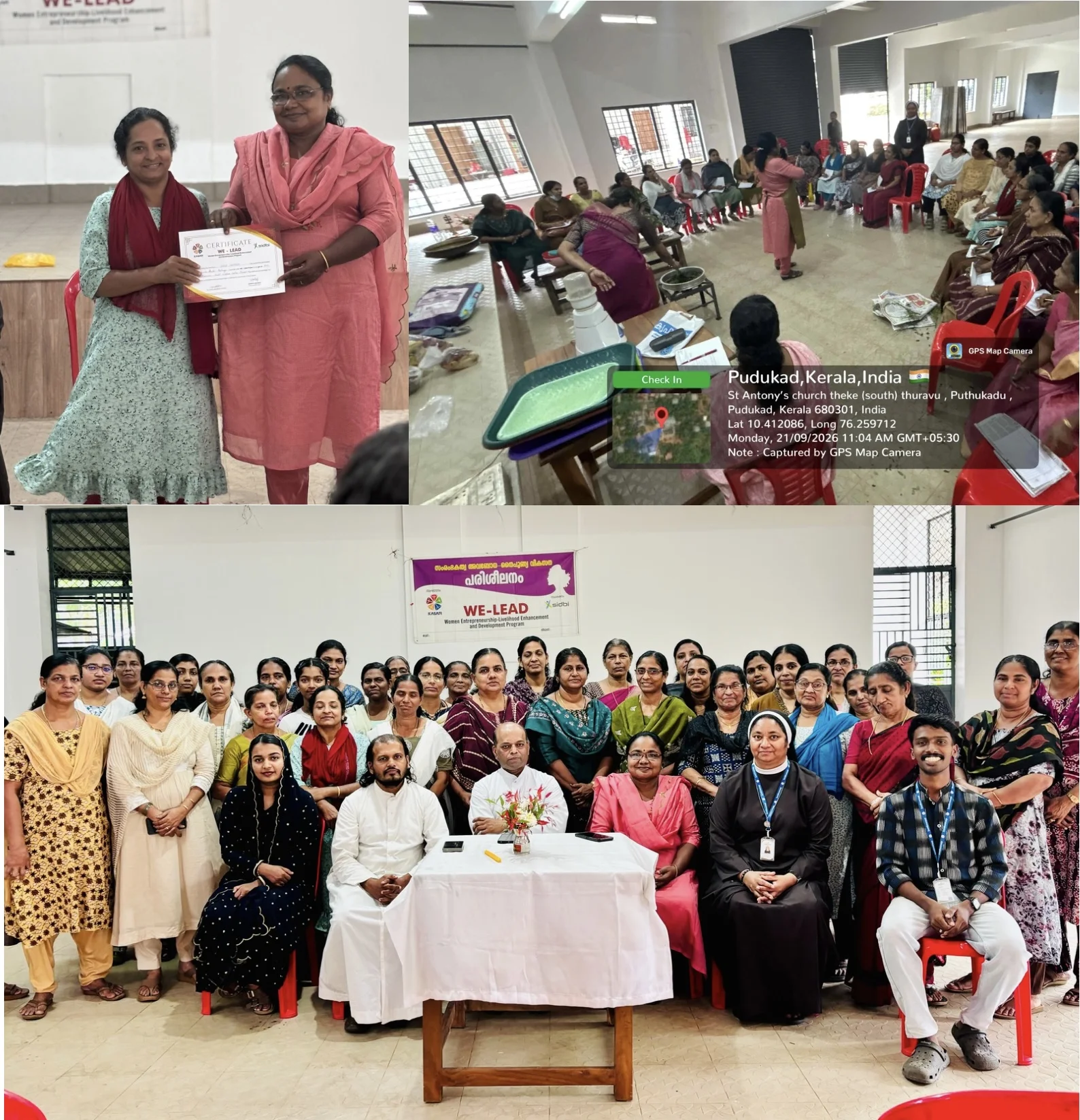 Santhwanam SHG Masala Powder Making Training